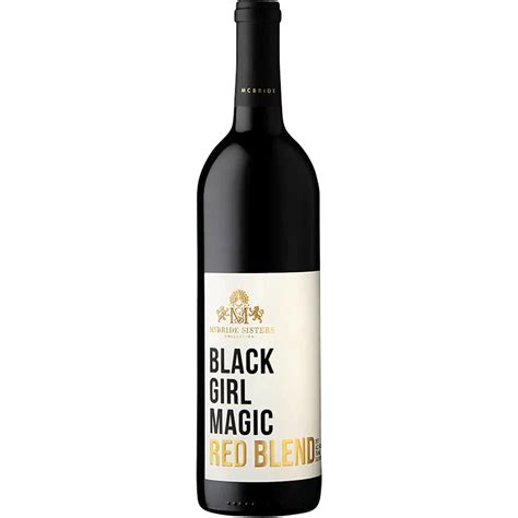 Black girl magic red wine